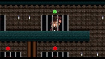 Мальчишка хватает член и бежит поляне в лес