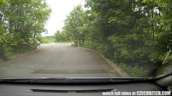 Фелляция в супермашине открытой сучки